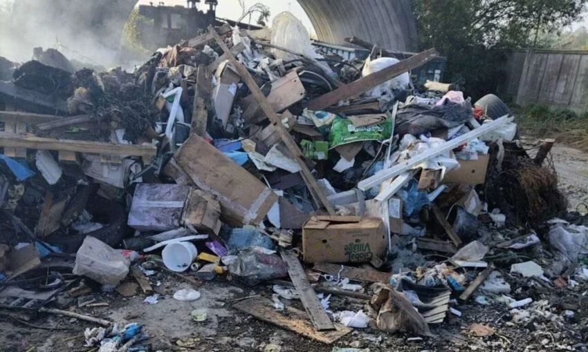 Очередные нарушения выявили на свалке в Луговом